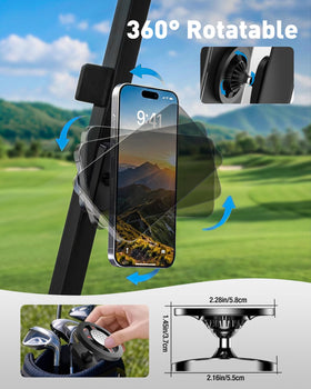 Neverland magnetic phone holder compatible with iPhone 12–17 for quick mounting