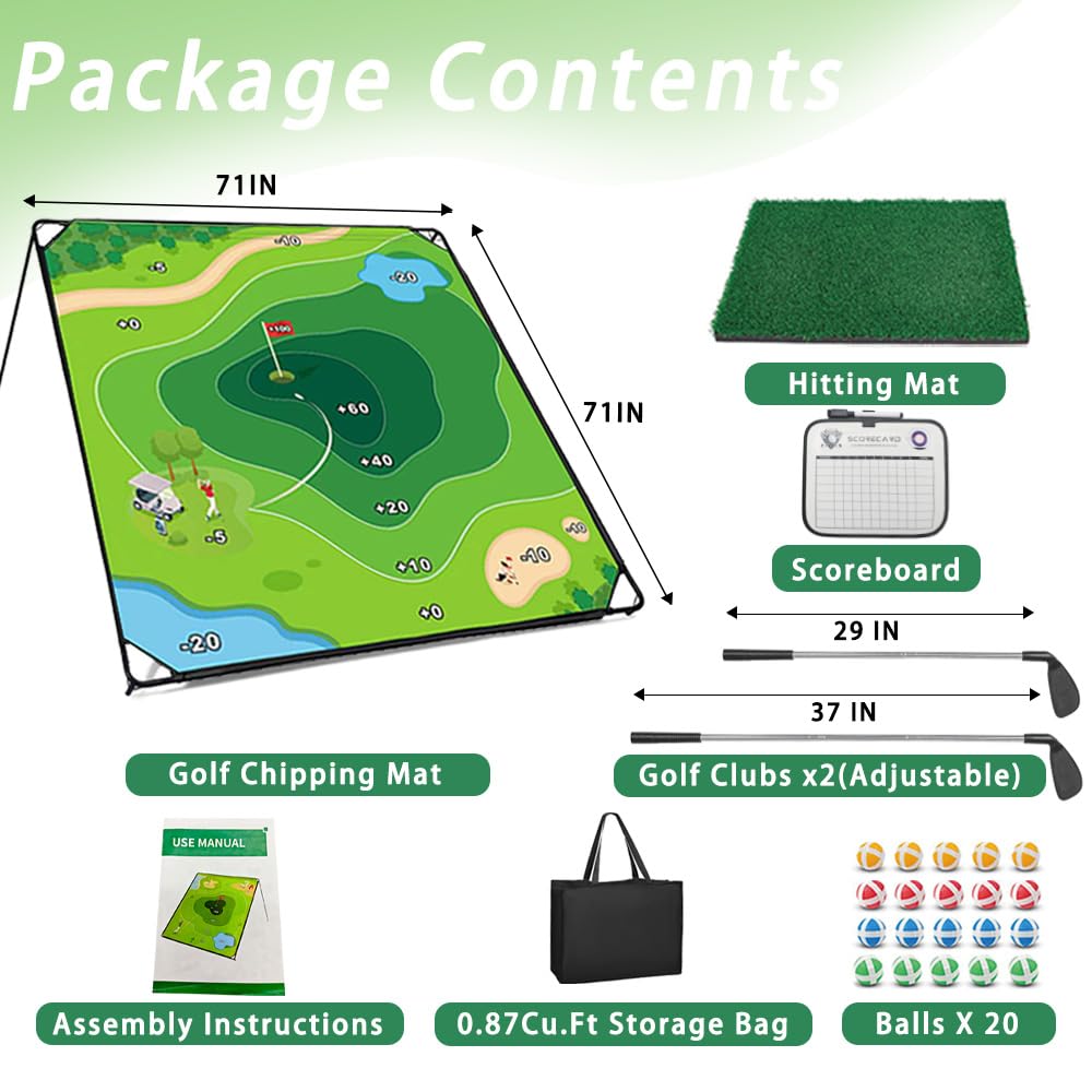 Newmkr washable golf mat offers durable use and simple cleaning.