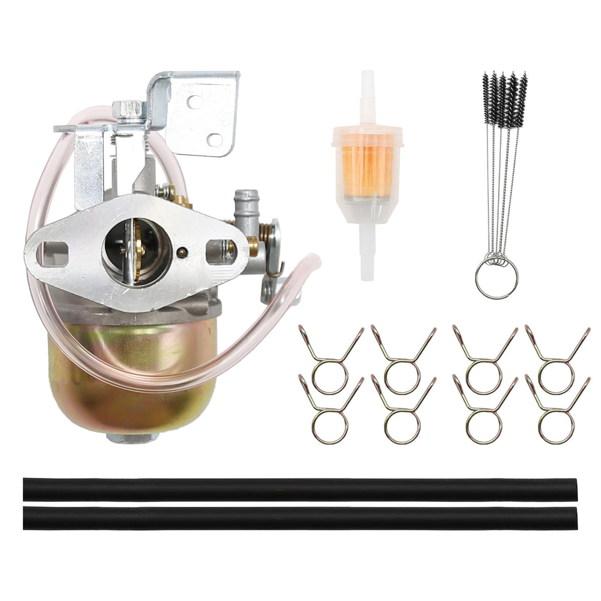 Newnessai EZGO Marathon carburetor kit top view shows compact replacement part