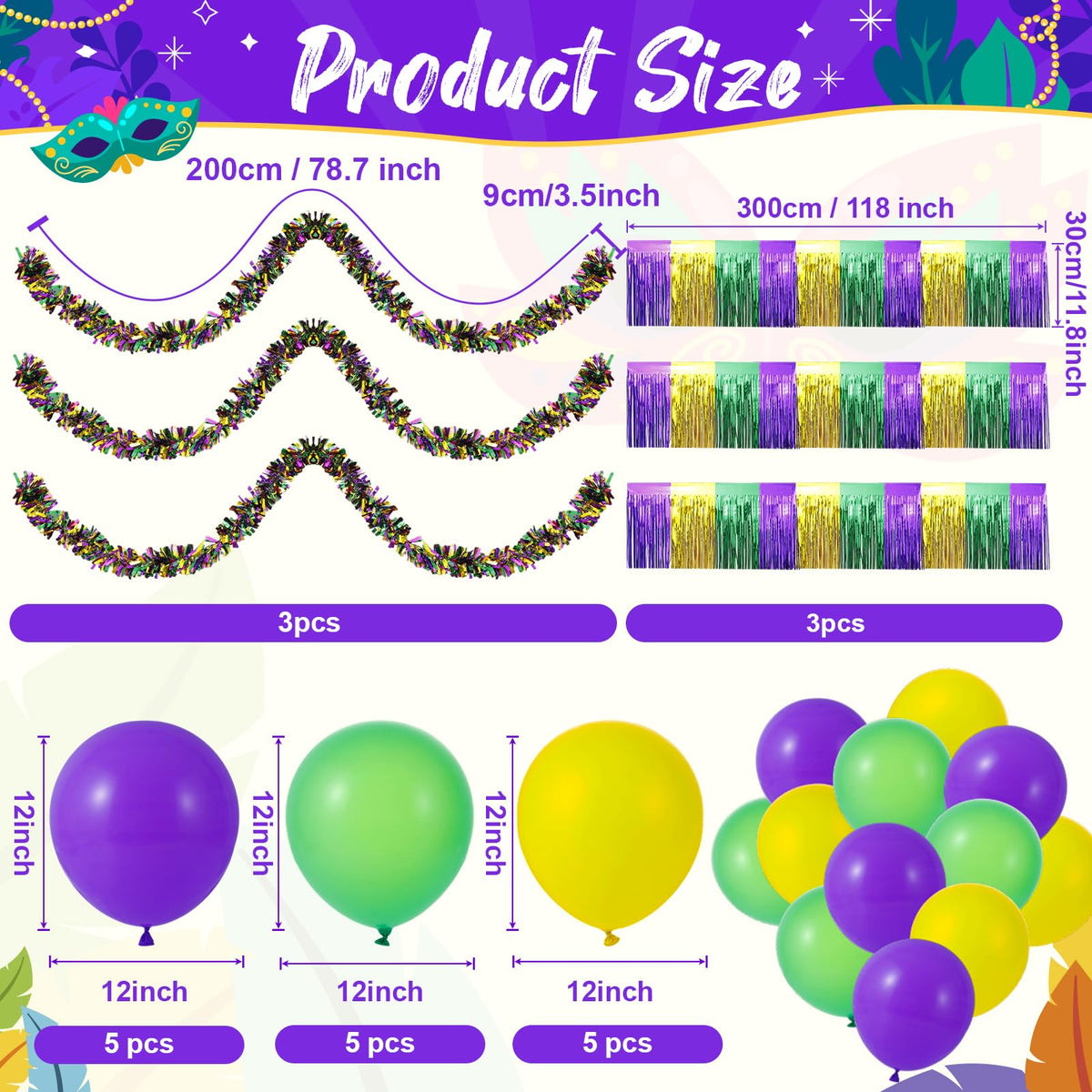 NFAMRZCAR carnival flag banner brightens spaces with parade-ready color.