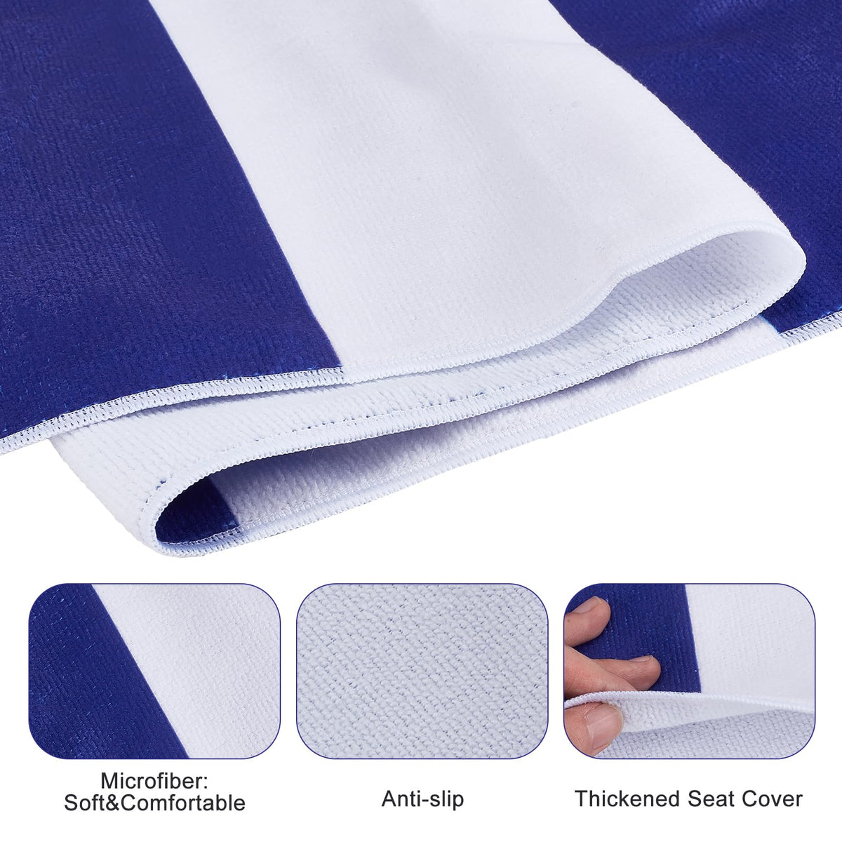 NICENEEDED microfiber seat towel blanket shown as soft and comfortable