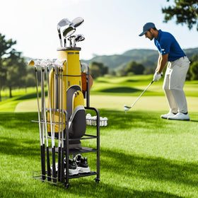 Niffgaff golf bag organizer assembly in about 20 minutes with included tools.