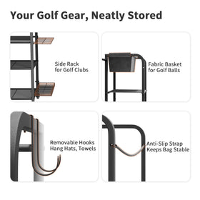 Niffgaff upper basket protects balls and keeps accessories scratch-free.