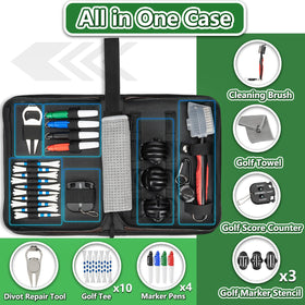 NIFUYOP golf ball marker tool aiding precise alignment on greens