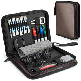 NIFUYOP golf case with tees and marker tool for on-course organization