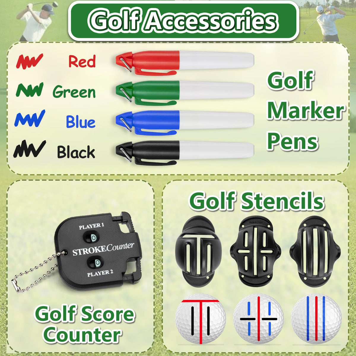 NIFUYOP divot repair tool with compact on-course design