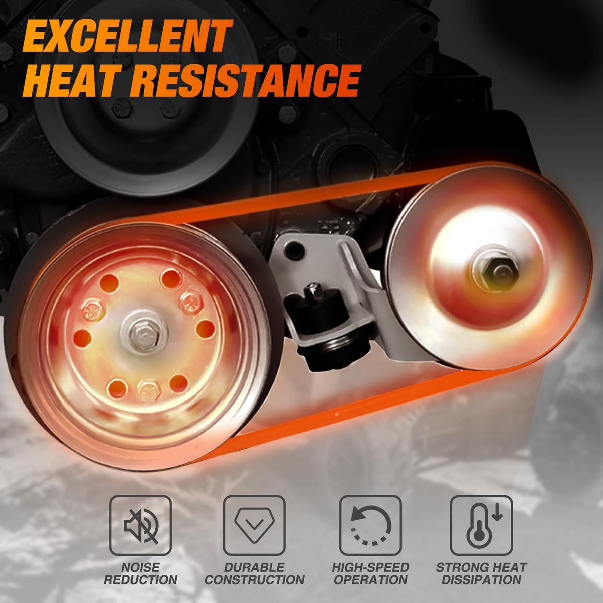 Nilight aramid core belt construction highlighting strength and heat resistance
