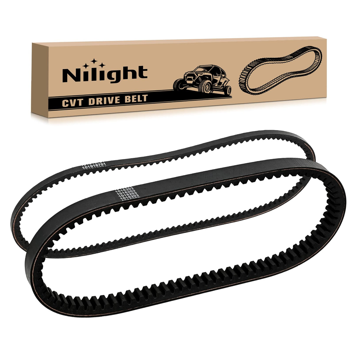 Nilight golf cart drive belt close-up with nylon tooth surface for smoother operation