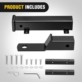 Adjustable brackets of the Nilight hitch for a precise fit