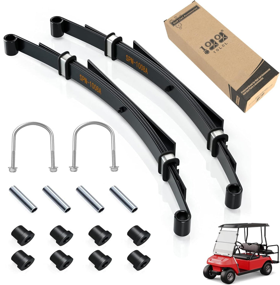 Nine-Nine-World-Mall golf cart rear leaf springs kit for Club Car DS enhances load handling.