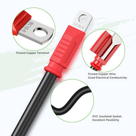 9.99WORLD MALL double-wall heat shrink protects connections from corrosion.