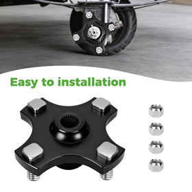 9.99WORLD MALL ready-to-install rear hub improves wheel spin and longevity.