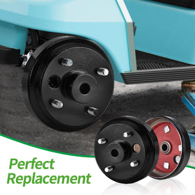 9.99WORLD MALL hub with castellated nut and washer for secure mounting