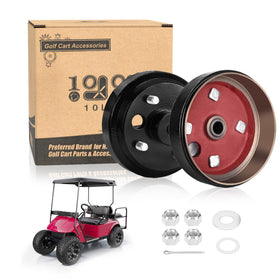 9.99WORLD MALL EZGO TXT brake drum hub front view helps verify correct fit