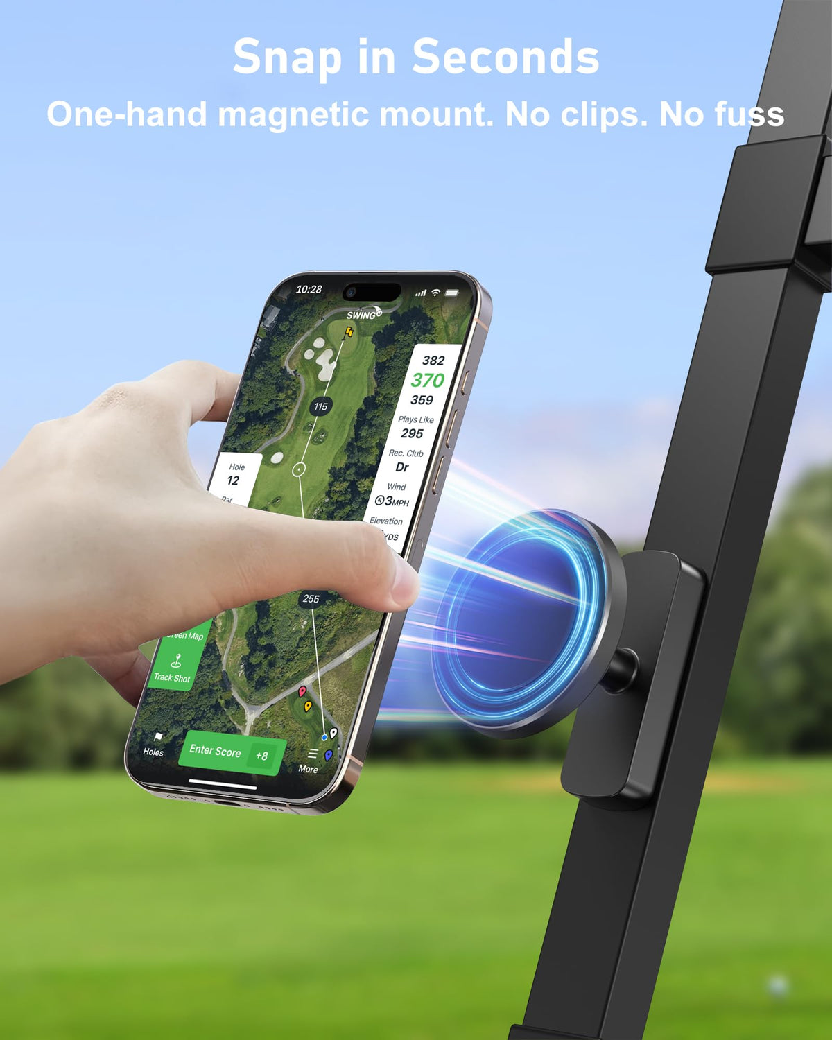 NINEFATICS 360 rotation aids portrait or landscape view on the go