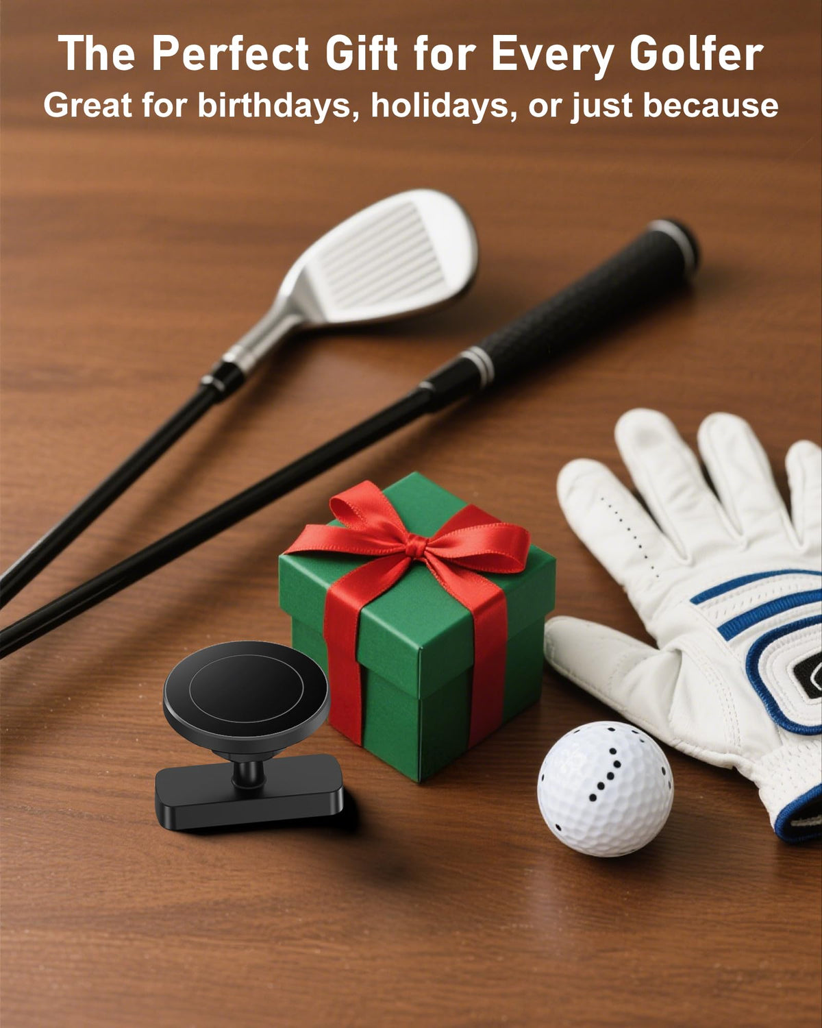NINEFATICS compact low profile design fits in any golf bag