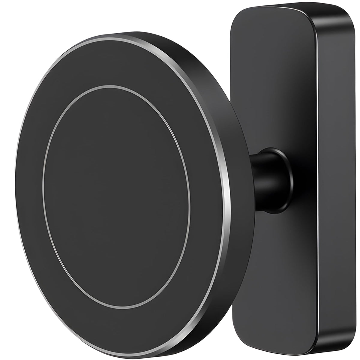 NINEFATICS magnetic golf cart phone holder front view with cradle-free grip for easy access