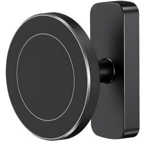 NINEFATICS magnetic golf cart phone holder front view with cradle-free grip for easy access