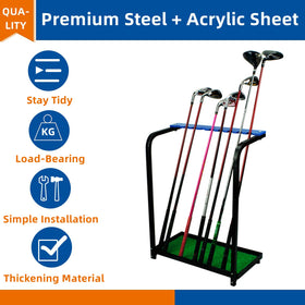 Nisorpa golf club rack steel frame ensures lasting stability