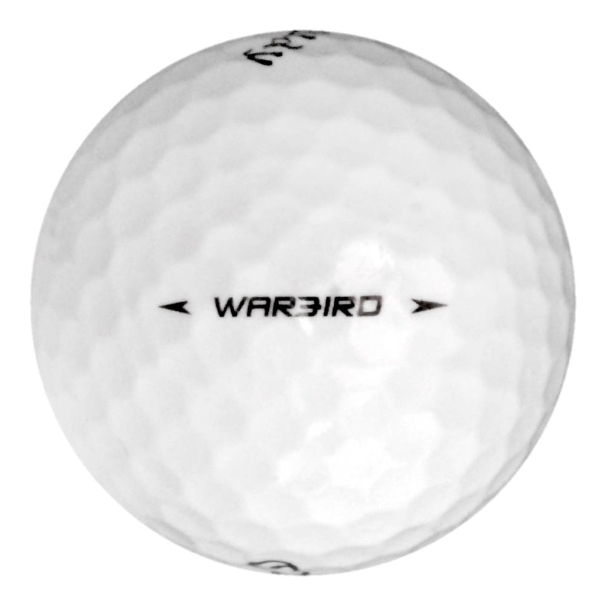 Nitro Callaway Warbird 36-pack golf balls, front view, designed for distance and lower spin.