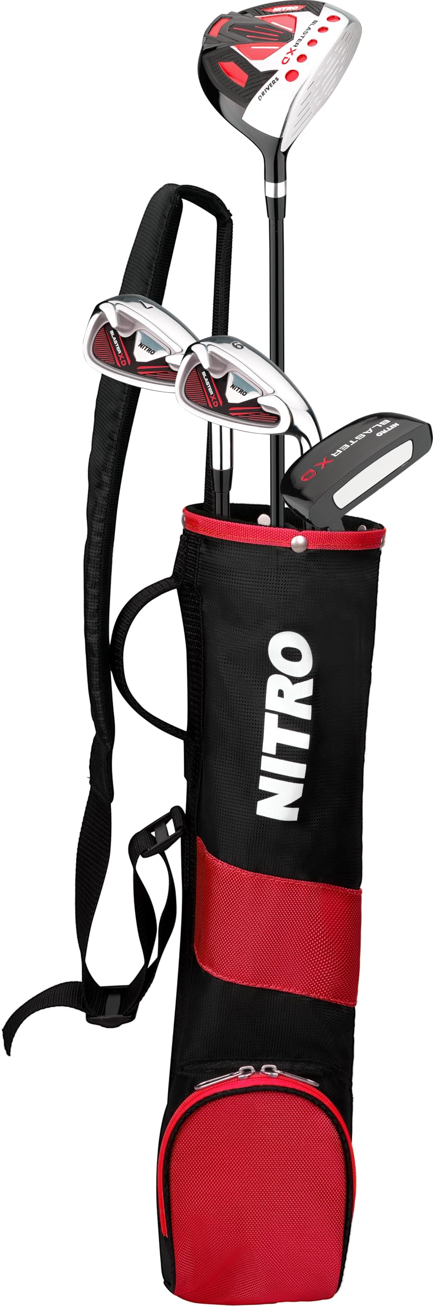 Nitro Junior Blaster XD driver with forgiving face for beginner swings.