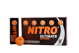 Nitro Ultimate Distance orange pack, titanium core for longer shots.