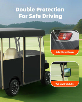 NiuWasmile foldable doors allow easy access and flexible ventilation.