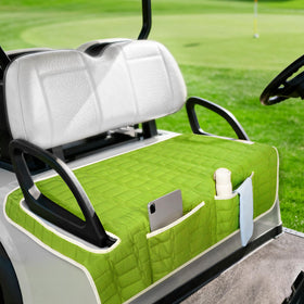 Niuartu Golf Cart Seat Cover with dust protection keeps benches clean for daily use.