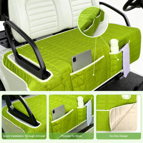 Niuartu Golf Cart Seat Cover is easy to install with no tools required.