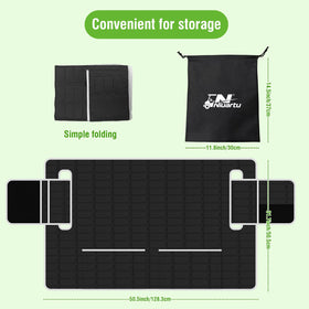 Niuartu non-slip backing prevents seat movement for steadier rides.