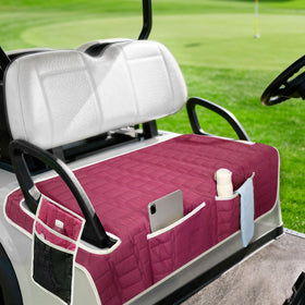 Niuartu golf cart seat cover with universal fit protects bench seats during daily use