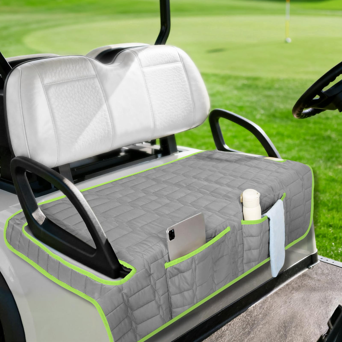 Niuartu golf seat cover bench seat protector keeps seats clean during daily rides