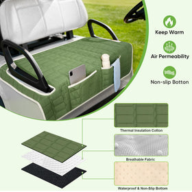 Niuartu seat cover demonstrating EZGO Club Car Yamaha compatibility