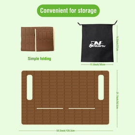 Niuartu seat cover storage pockets close-up highlighting convenient organization