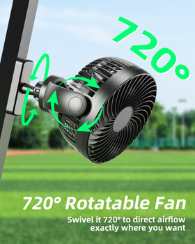 NiuWasmile 10000mAh battery powering extended rounds with cooling