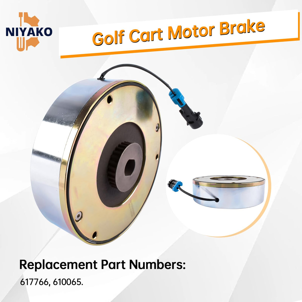 Niyako EZGO RXV brake replacement assembly ready for installation