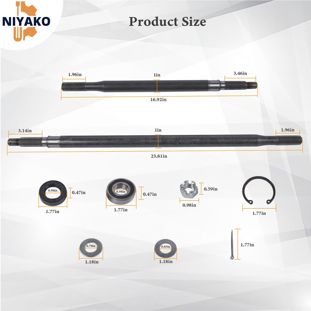 Niyako EZGO TXT Medalist kit supports reliable rides