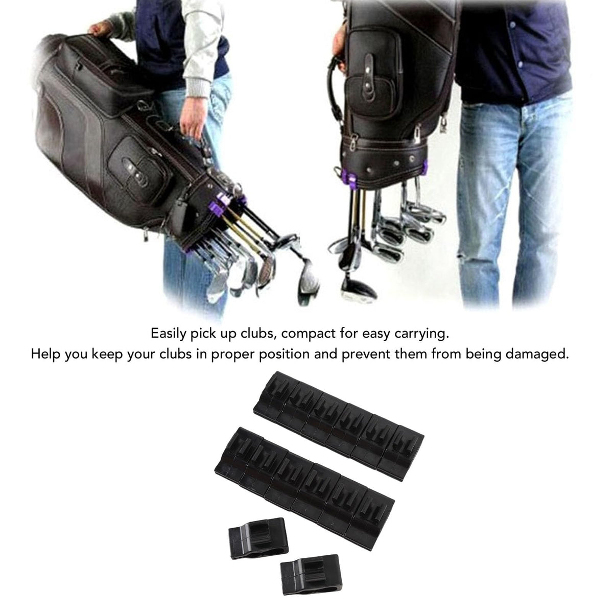 NIZUUONE durable-plastic-golf-clips withstand daily course use
