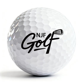 NJF Golf XLD extreme distance soft feel through 90 compression illustration.