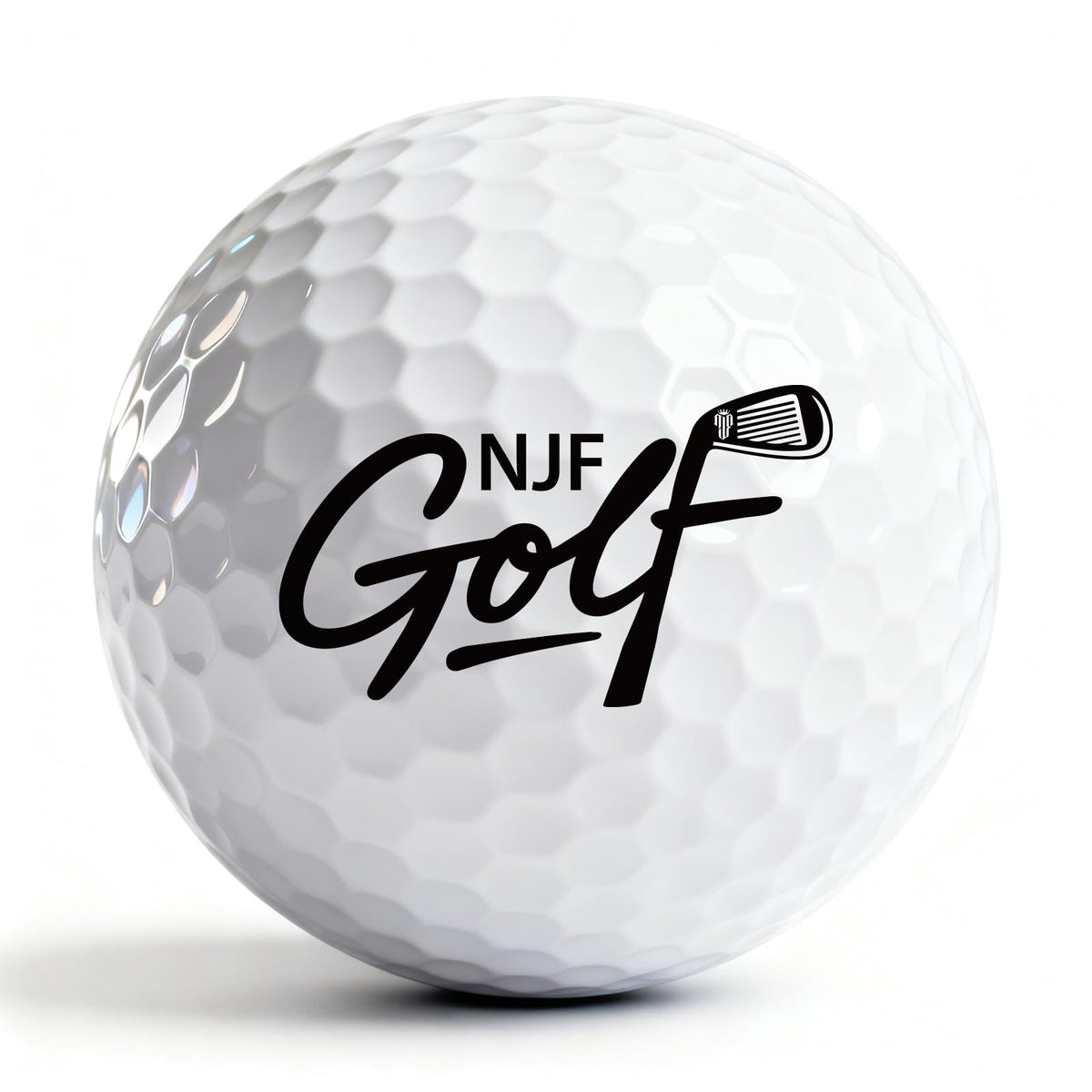 NJF Golf XLD low-spin trajectory image for stable, controlled flight.
