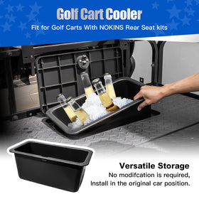 13-liter capacity keeps drinks cool during long golf rounds.