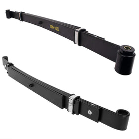 NOKINS 4-leaf steel springs deliver stability on rough terrain.