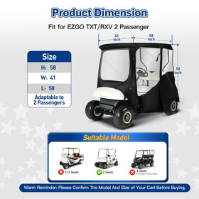 NOKINS 600D enclosure side view with clear PVC window for visibility during ride.