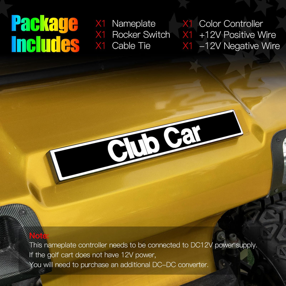 App controlled RGB modes for NOKINS front emblem on a DS cart.