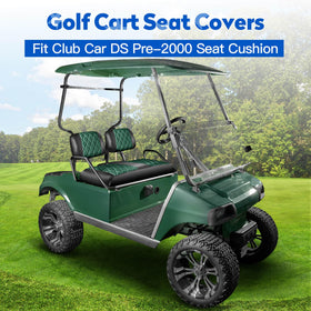 NOKINS backrest cover for Club Car DS; durable vinyl guards against wear.