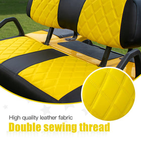 Backrest cover included for complete seat protection.