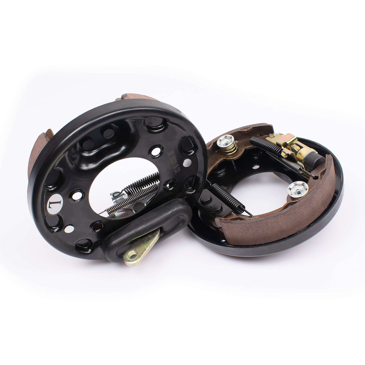 NOKINS brake backing plate cover component.