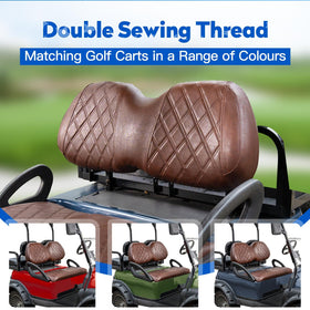 NOKINS breathable vinyl seat cover with foam padding boosts comfort.