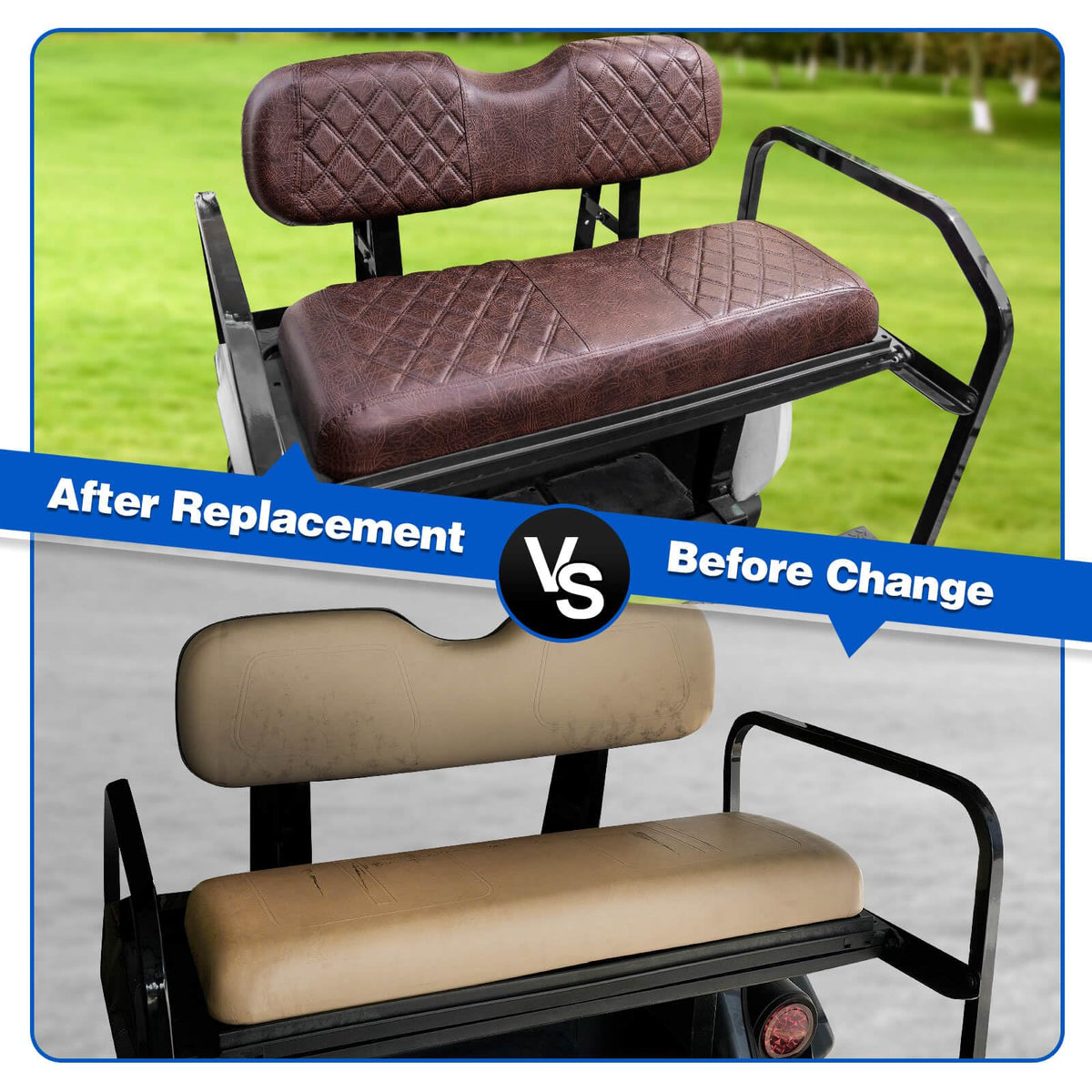 NOKINS breathable vinyl with foam padding supports comfortable long rides