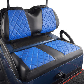 NOKINS diamond backrest cover closeup highlighting premium texture and protection.
